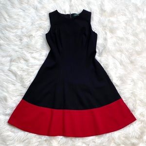 Ralph Lauren Sleeveless A-Line Stretchy Dress